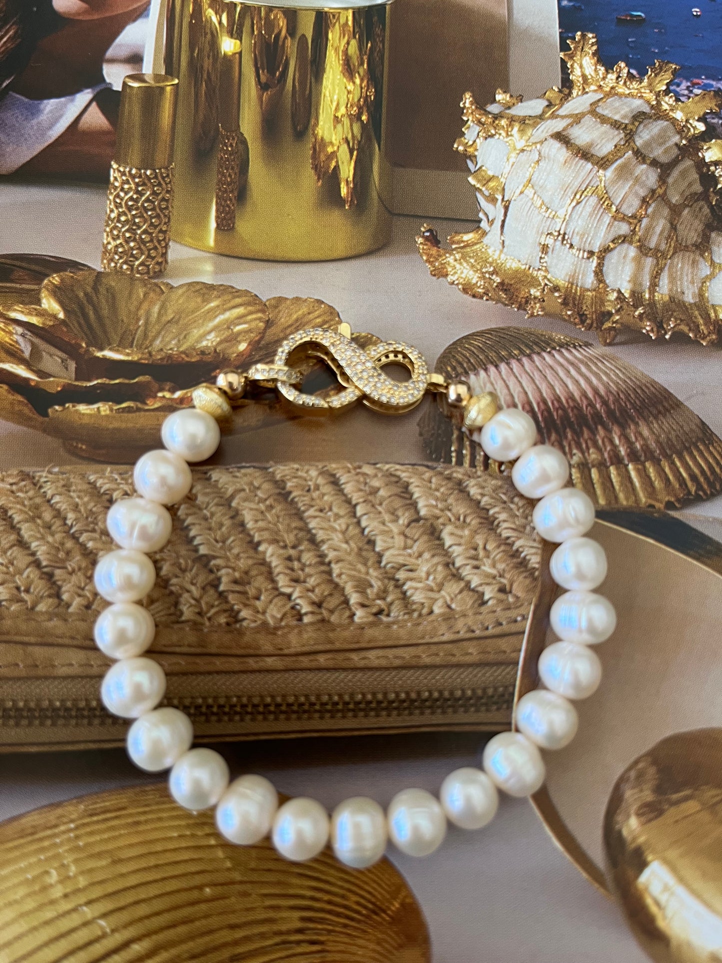 Infinity Pearl Bracelet