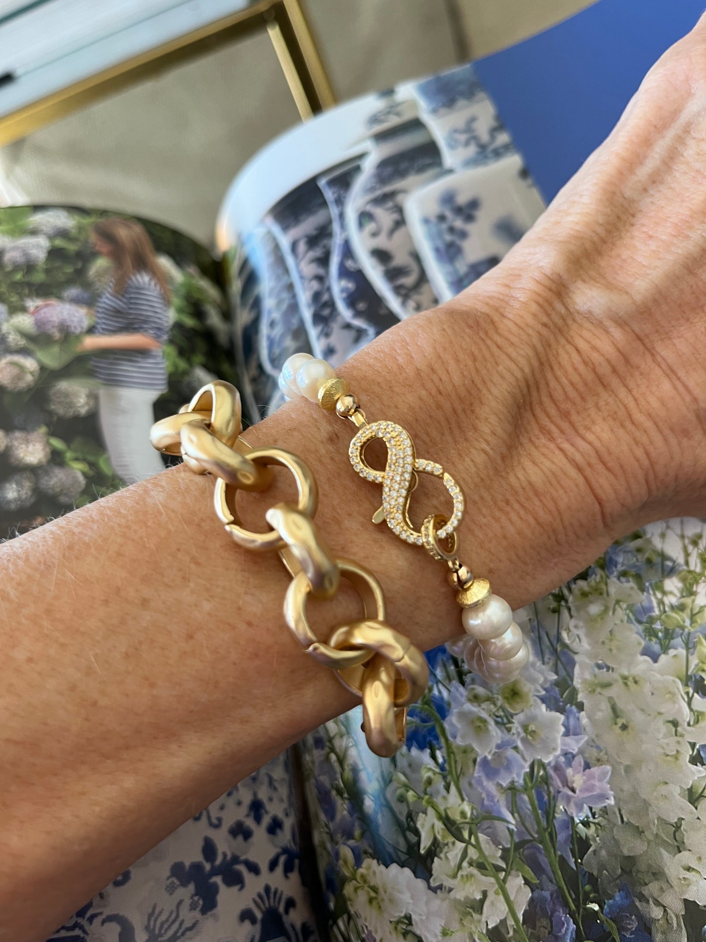 Infinity Pearl Bracelet